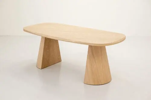 Japandi eettafel Rosa | Naturel | 220x100cm