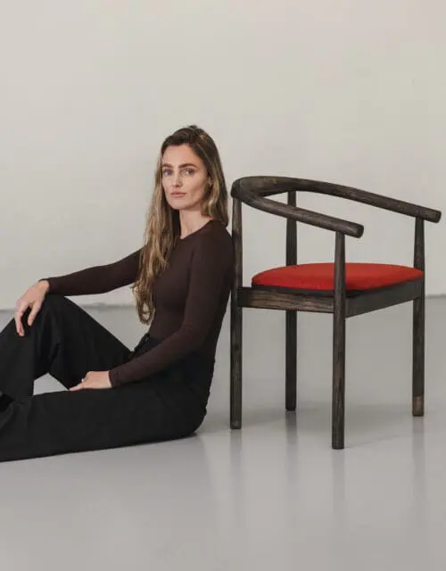 Eetkamerstoel Calm | Dark | Rood