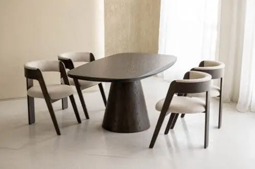 Japandi eettafel Rosa | Smoke | 180x100cm
