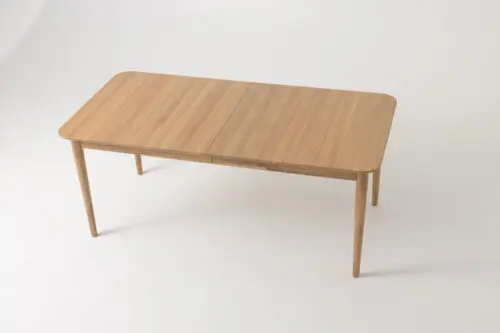 Japandi eettafel Oscar | Natural | 140x90cm Uitschuifbaar