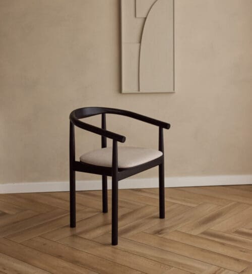 Japandi Eetkamerstoel Calm | Black