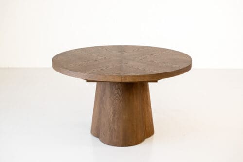 Japandi eettafel Moda | Bruin | Rond | uitschuifbaar