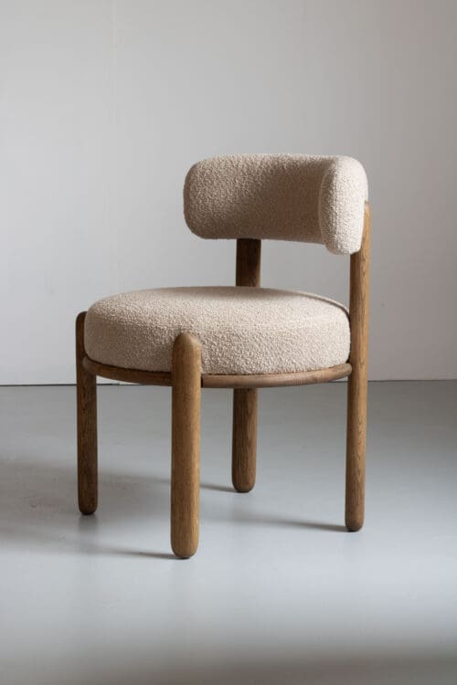Eetkamerstoel Julia | Brons | Boucle